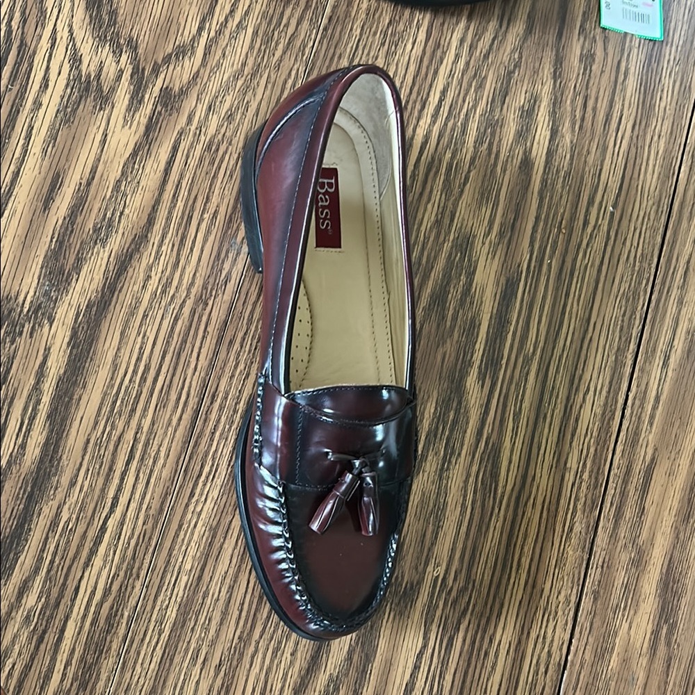 Bass Brown Tassel Loafers Slip-Ons